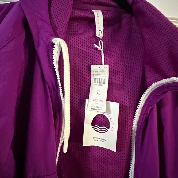 Women's Purple Bomber Jacket - Picture 3 of 12